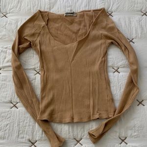 Urban outfitters ribbed long sleeve